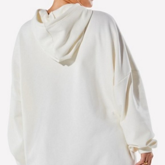 Major Label Oversized Hoodie - S - On My Ivories - NEW! - Picture 4 of 8